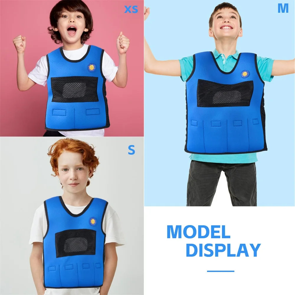 Weighted Vest with Sensory Issue Sensory Compression Vest for Kids Adult with Mood Processing Disorders Breathable and Autism