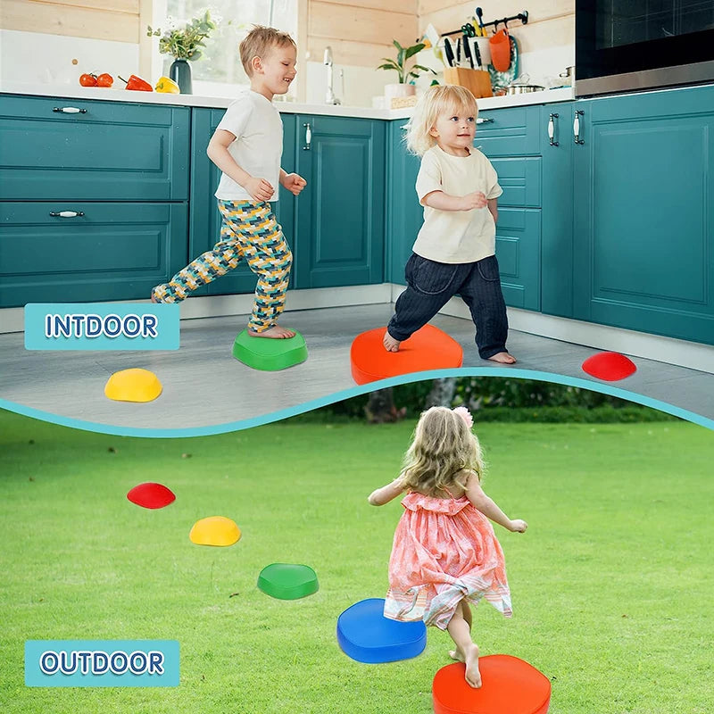 Children Sense System Toys Plastic Trampling Stone Tactile Sensory Balance Training Parish Sports Teaching Aids Educational Toys