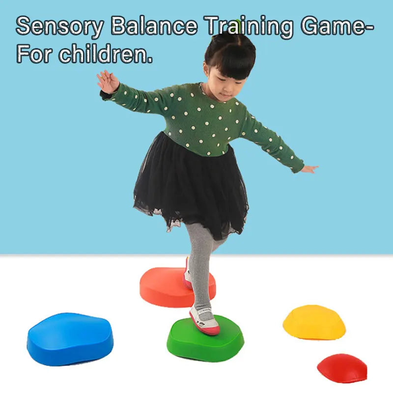 Children Sense System Toys Plastic Trampling Stone Tactile Sensory Balance Training Parish Sports Teaching Aids Educational Toys