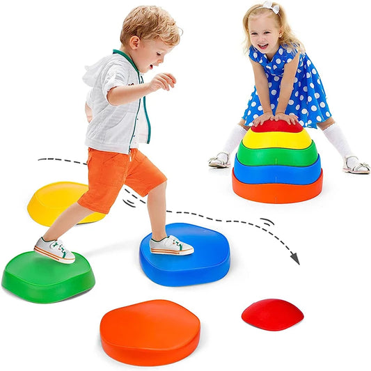 Children Sense System Toys Plastic Trampling Stone Tactile Sensory Balance Training Parish Sports Teaching Aids Educational Toys